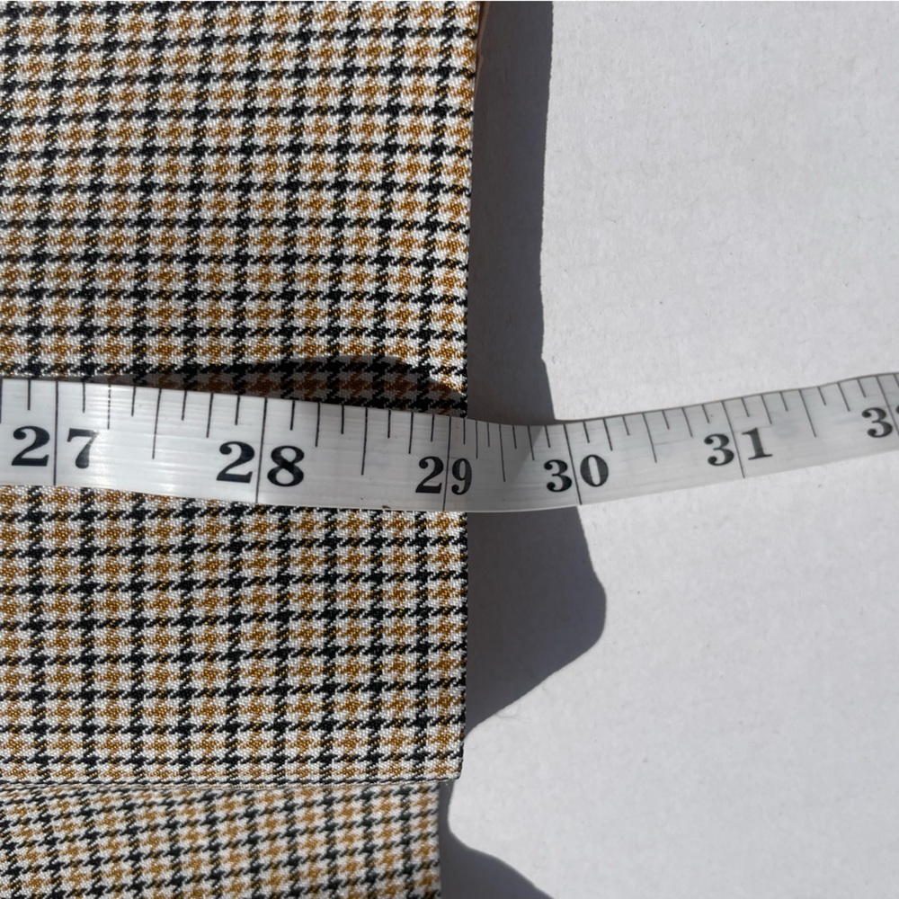 Black & Tan Micro-check Oversized Blazer | Medium (Fits Large) - Picture 6 of 8